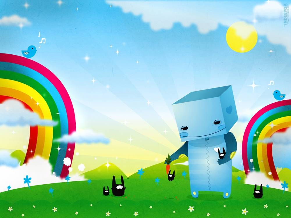 HD-3D-(Cartoon) -Wallpapers-Backgrounds ภาพพื้นหลัง พักหน้าจอ No.1