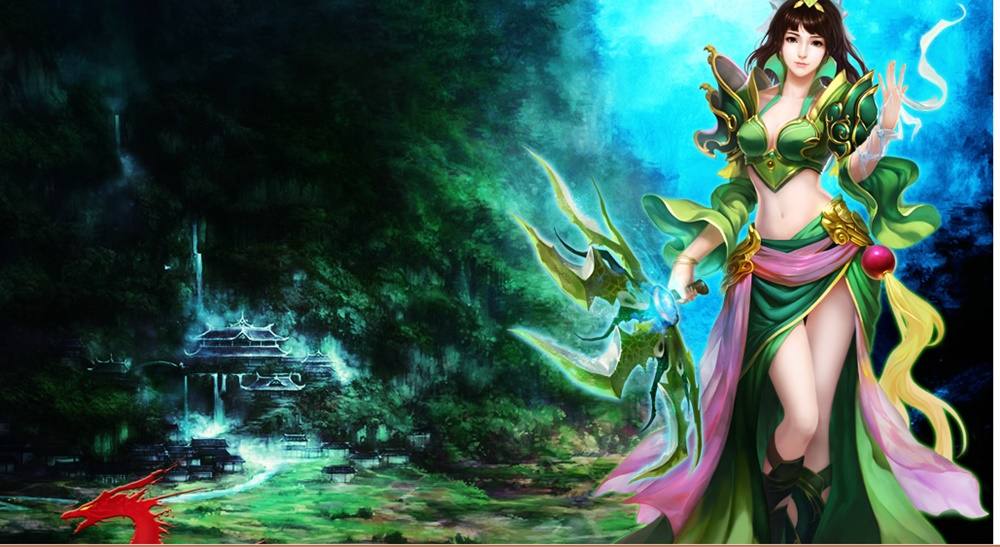 Wallpapers-Backgrounds (8 เทพอสูรมังกรฟ้า)ภาพพื้นหลัง พักหน้าจอ No.3
