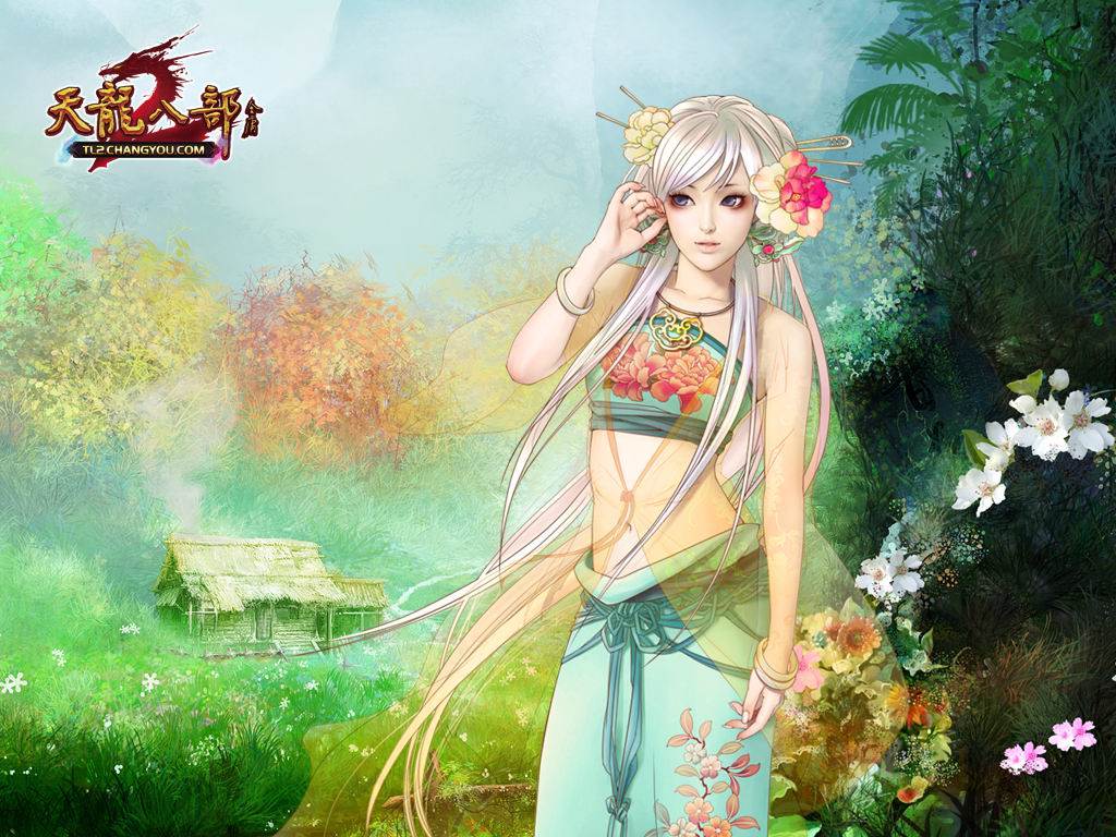 Wallpapers-Backgrounds (8 เทพอสูรมังกรฟ้า)ภาพพื้นหลัง พักหน้าจอ No.3