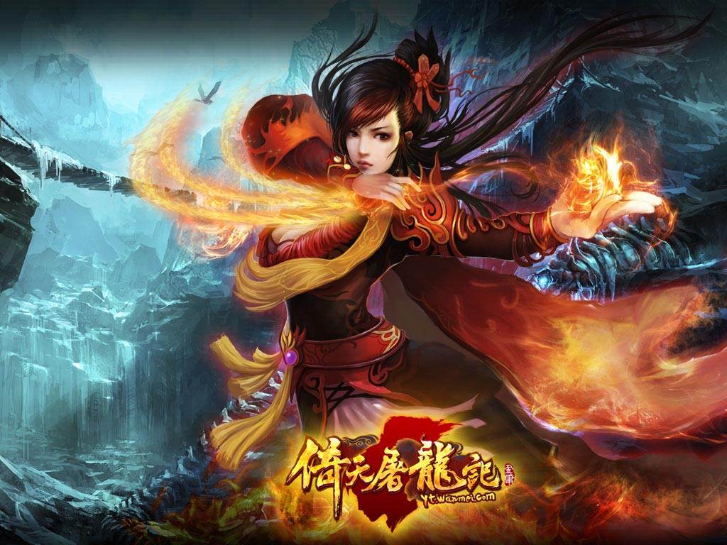 Wallpapers-Backgrounds (กระบี่เย้ยยุทธจักร+เดชคัมภีร์เทวดา)ภาพพื้นหลัง พักหน้าจอ No.5