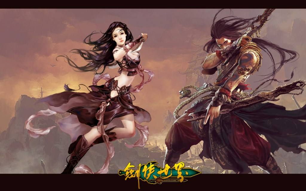 Wallpapers-Backgrounds (กระบี่เย้ยยุทธจักร+เดชคัมภีร์เทวดา)ภาพพื้นหลัง พักหน้าจอ No.5