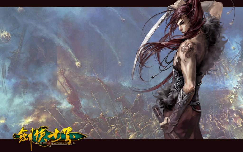 Wallpapers-Backgrounds (กระบี่เย้ยยุทธจักร+เดชคัมภีร์เทวดา)ภาพพื้นหลัง พักหน้าจอ No.5