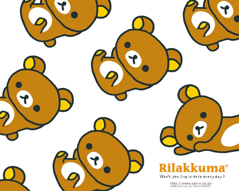 Rilakkuma-Wallpapers-Backgrounds ภาพพื้นหลัง พักหน้าจอ No.1