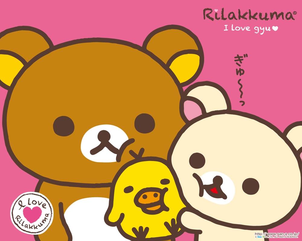 Rilakkuma-Wallpapers-Backgrounds ภาพพื้นหลัง พักหน้าจอ No.1