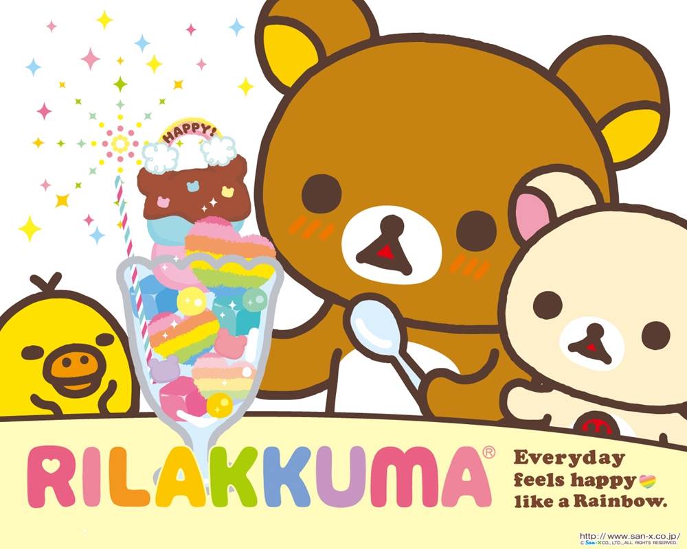 Rilakkuma-Wallpapers-Backgrounds ภาพพื้นหลัง พักหน้าจอ No.1