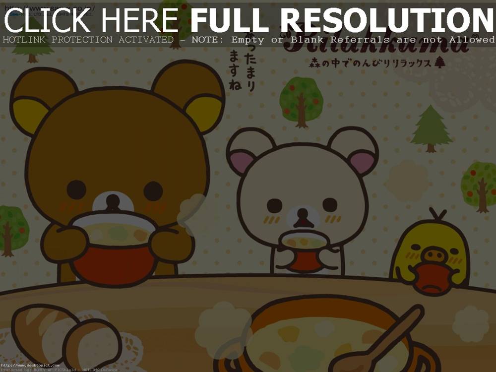 Rilakkuma-Wallpapers-Backgrounds ภาพพื้นหลัง พักหน้าจอ No.2
