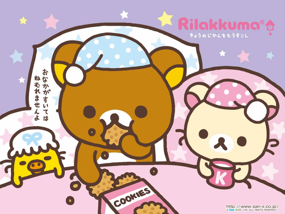 Rilakkuma-Wallpapers-Backgrounds ภาพพื้นหลัง พักหน้าจอ No.2
