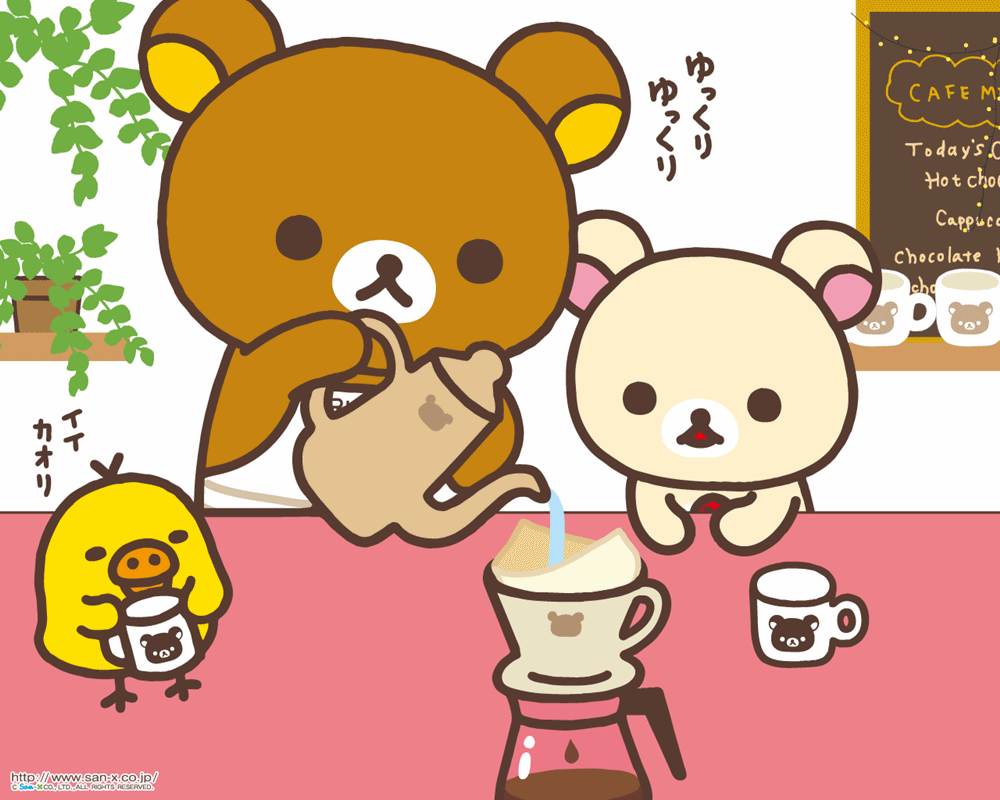 Rilakkuma-Wallpapers-Backgrounds ภาพพื้นหลัง พักหน้าจอ No.3