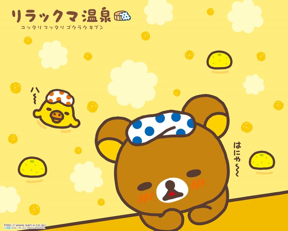 Rilakkuma-Wallpapers-Backgrounds ภาพพื้นหลัง พักหน้าจอ No.3