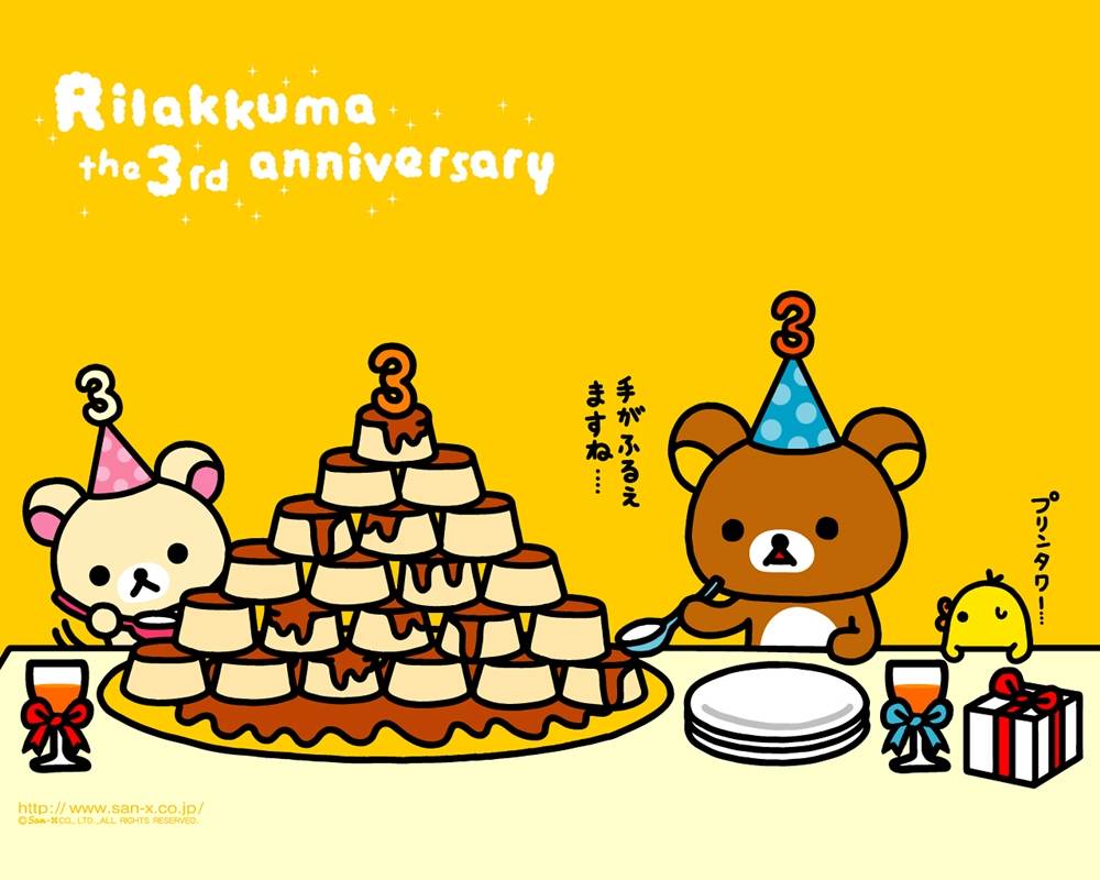 Rilakkuma-Wallpapers-Backgrounds ภาพพื้นหลัง พักหน้าจอ No.3