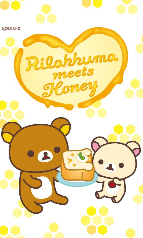 Rilakkuma iphone+android-Wallpapers-Backgrounds ภาพพื้นหลัง พักหน้าจอ No.4