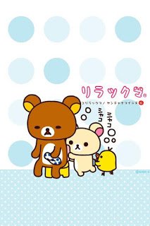 Rilakkuma iphone+android-Wallpapers-Backgrounds ภาพพื้นหลัง พักหน้าจอ No.4