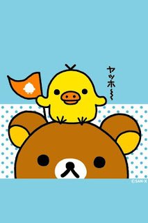 Rilakkuma iphone+android-Wallpapers-Backgrounds ภาพพื้นหลัง พักหน้าจอ No.4