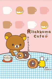 Rilakkuma iphone+android-Wallpapers-Backgrounds ภาพพื้นหลัง พักหน้าจอ No.4