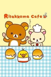 Rilakkuma iphone+android-Wallpapers-Backgrounds ภาพพื้นหลัง พักหน้าจอ No.4