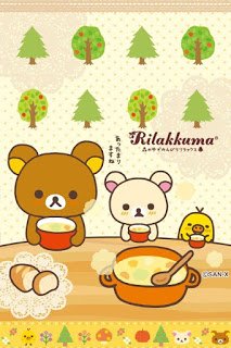 Rilakkuma iphone+android-Wallpapers-Backgrounds ภาพพื้นหลัง พักหน้าจอ No.4