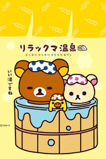 Rilakkuma iphone+android-Wallpapers-Backgrounds ภาพพื้นหลัง พักหน้าจอ No.4