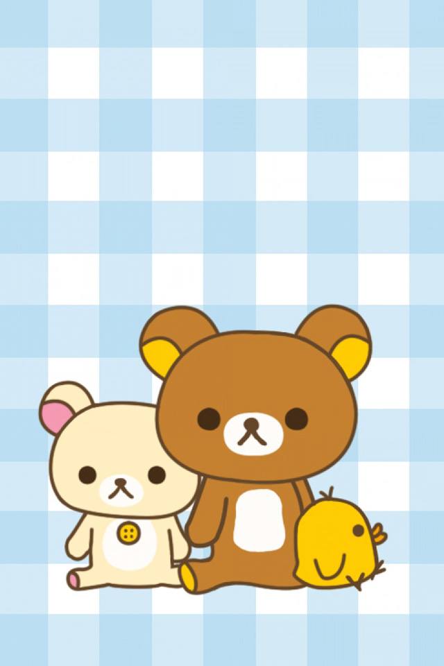 Rilakkuma iphone+android-Wallpapers-Backgrounds ภาพพื้นหลัง พักหน้าจอ No.5