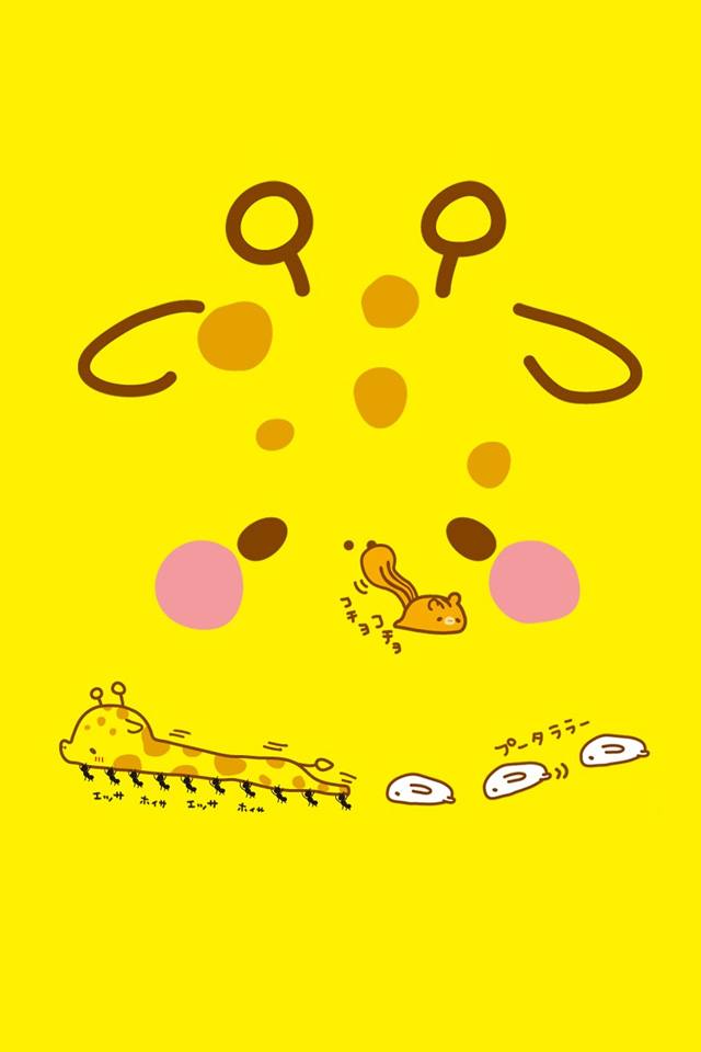 Rilakkuma iphone+android-Wallpapers-Backgrounds ภาพพื้นหลัง พักหน้าจอ No.5