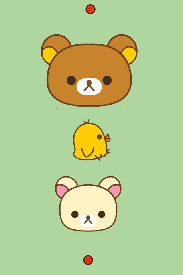 Rilakkuma iphone+android-Wallpapers-Backgrounds ภาพพื้นหลัง พักหน้าจอ No.5