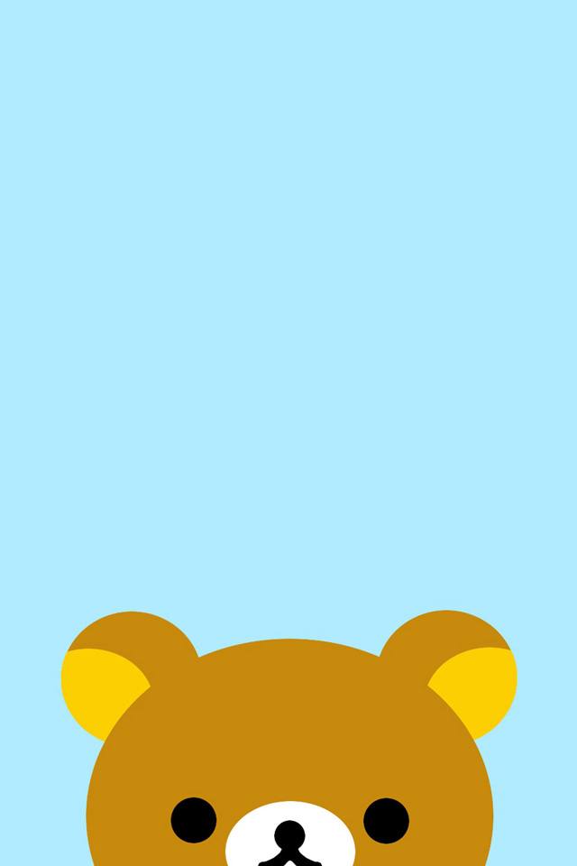 Rilakkuma iphone+android-Wallpapers-Backgrounds ภาพพื้นหลัง พักหน้าจอ No.5