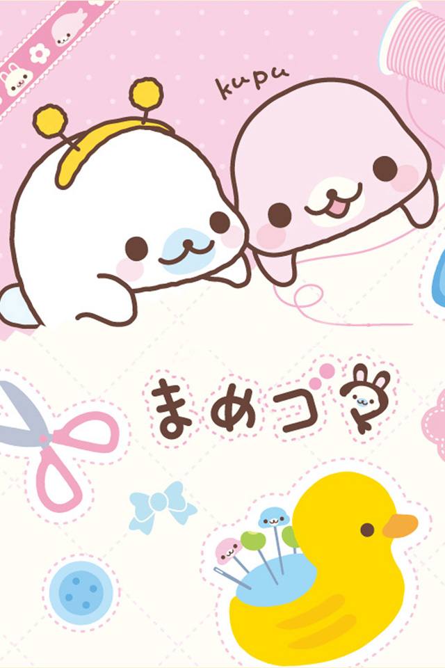 Rilakkuma iphone+android-Wallpapers-Backgrounds ภาพพื้นหลัง พักหน้าจอ No.5
