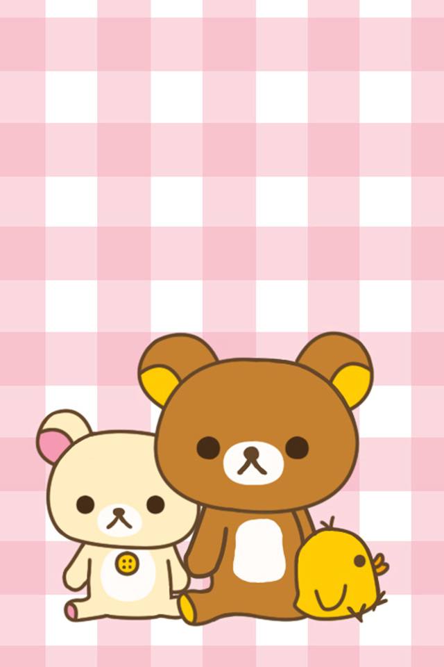 Rilakkuma iphone+android-Wallpapers-Backgrounds ภาพพื้นหลัง พักหน้าจอ No.5