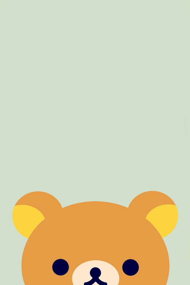 Rilakkuma iphone+android-Wallpapers-Backgrounds ภาพพื้นหลัง พักหน้าจอ No.5