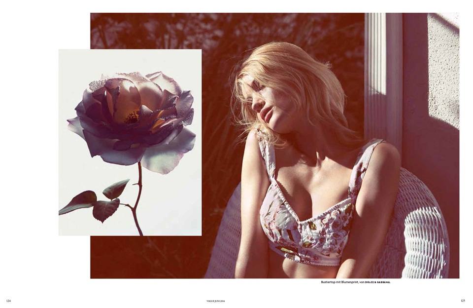 Rosie Huntington-Whitley @ Vogue Germany June 2014