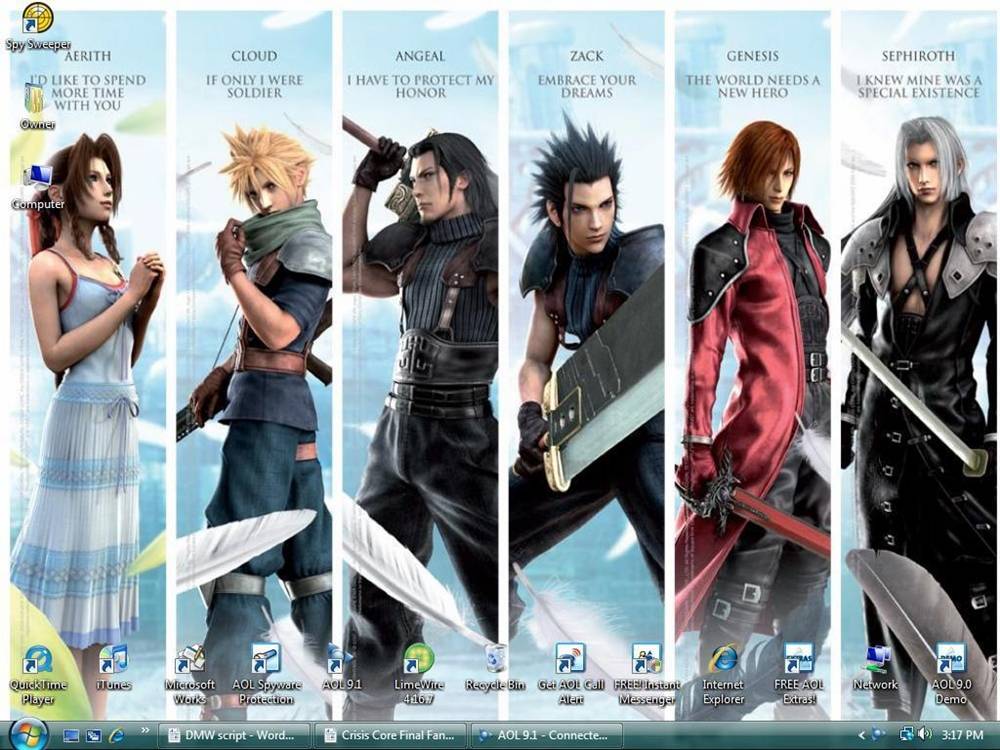 Final Fantasy - HD Wallpapers-Backgrounds ภาพพื้นหลัง พักหน้าจอ No.4