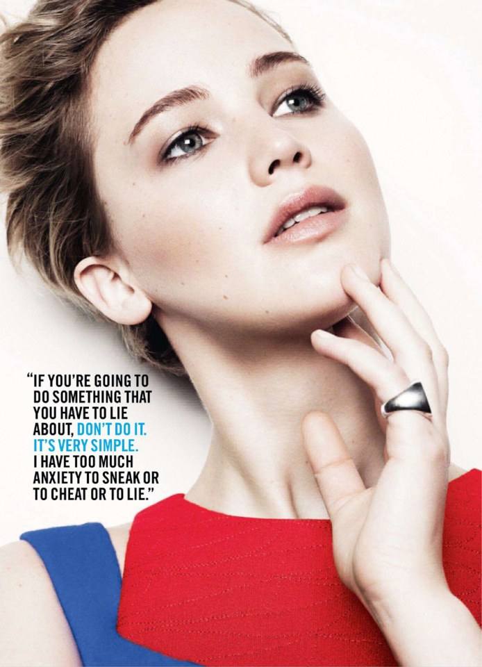 Jennifer Lawrence @ Marie Claire US June 2014