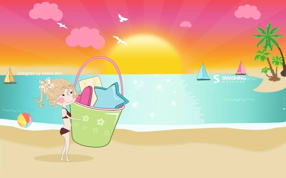 Season-(Summer-ฤดูร้อน)HD-Wallpapers-Backgrounds ภาพพื้นหลัง พักหน้าจอ No.36
