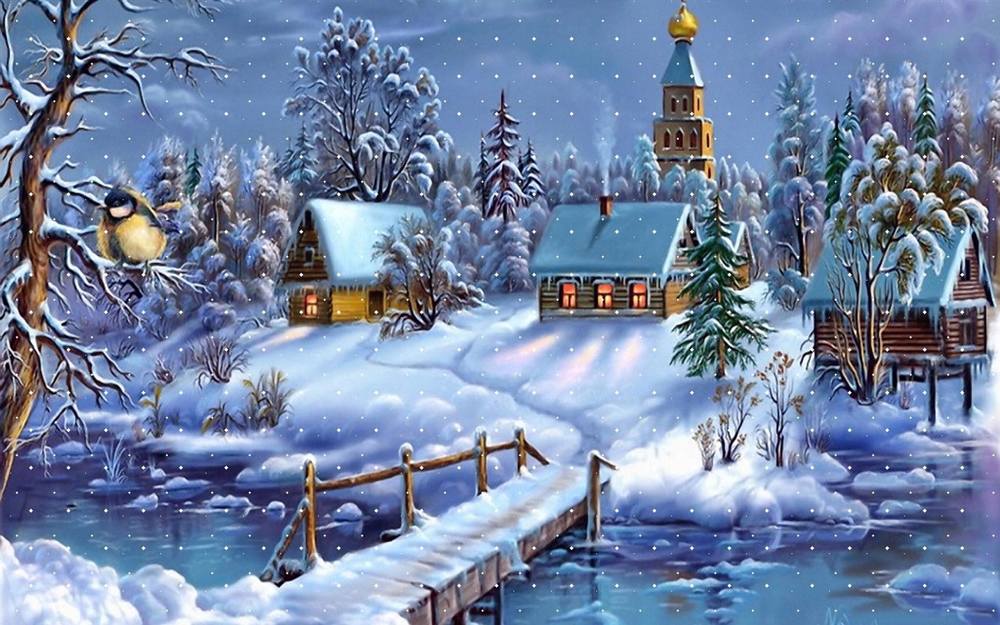 Season-(Winter-Snow-ฤดูหนาว-หิมะตก)HD-Wallpapers-Backgrounds ภาพพื้นหลัง พักหน้าจอ No.42