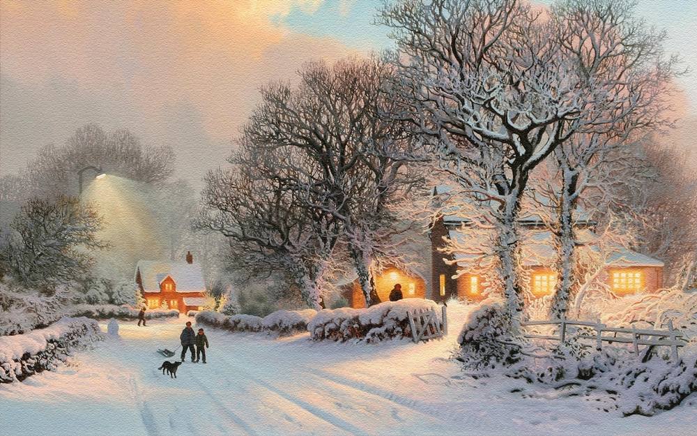 Season-(Winter-Snow-ฤดูหนาว-หิมะตก)HD-Wallpapers-Backgrounds ภาพพื้นหลัง พักหน้าจอ No.43