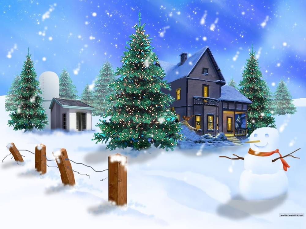Season-(Winter-Snow-ฤดูหนาว-หิมะตก)HD-Wallpapers-Backgrounds ภาพพื้นหลัง พักหน้าจอ No.44