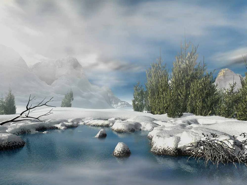 Season-(Winter-Snow-ฤดูหนาว-หิมะตก)HD-Wallpapers-Backgrounds ภาพพื้นหลัง พักหน้าจอ No.45