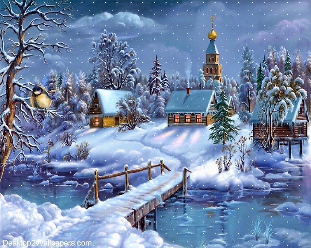 Season-(Winter-Snow-ฤดูหนาว-หิมะตก)HD-Wallpapers-Backgrounds ภาพพื้นหลัง พักหน้าจอ No.54