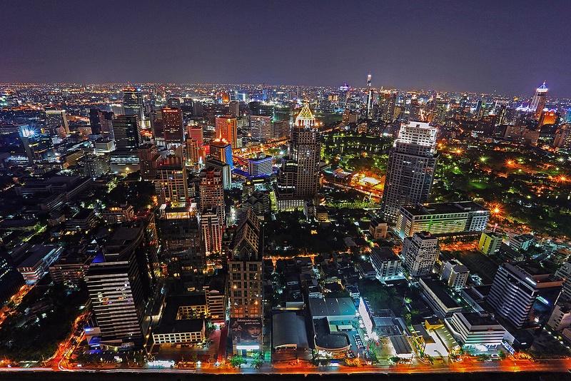 Bangkok-At-Night-Thailand -HD-Wallpapers-Backgrounds ภาพพื้นหลัง พักหน้าจอ No.5