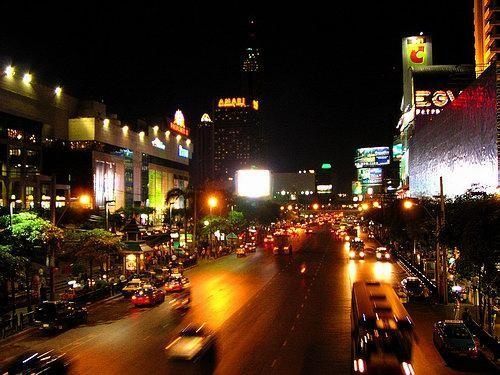 Bangkok-At-Night-Thailand -HD-Wallpapers-Backgrounds ภาพพื้นหลัง พักหน้าจอ No.5