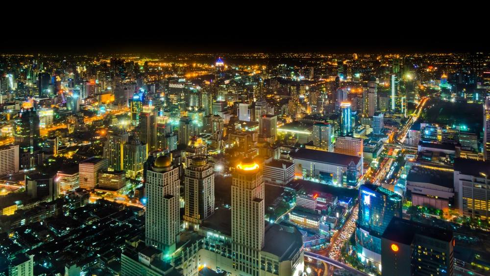 Bangkok-At-Night-Thailand -HD-Wallpapers-Backgrounds ภาพพื้นหลัง พักหน้าจอ No.5