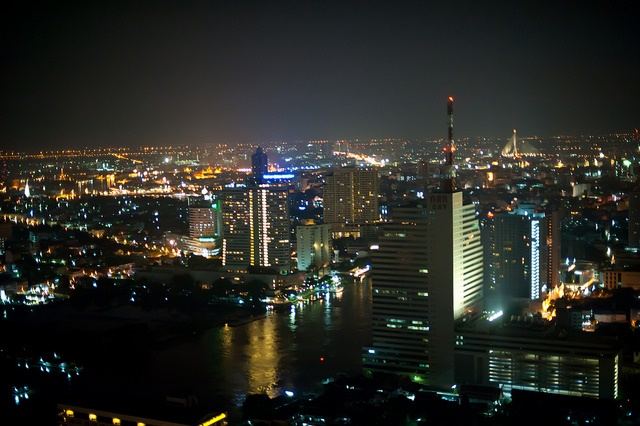Bangkok-At-Night-Thailand -HD-Wallpapers-Backgrounds ภาพพื้นหลัง พักหน้าจอ No.6