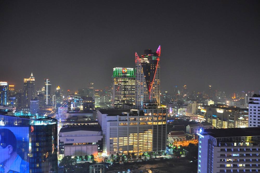 Bangkok-At-Night-Thailand -HD-Wallpapers-Backgrounds ภาพพื้นหลัง พักหน้าจอ No.6