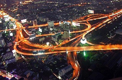 Bangkok-At-Night-Thailand -HD-Wallpapers-Backgrounds ภาพพื้นหลัง พักหน้าจอ No.6