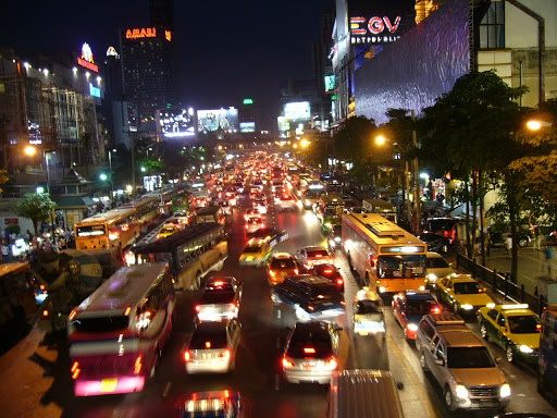 Bangkok-At-Night-Thailand -HD-Wallpapers-Backgrounds ภาพพื้นหลัง พักหน้าจอ No.6