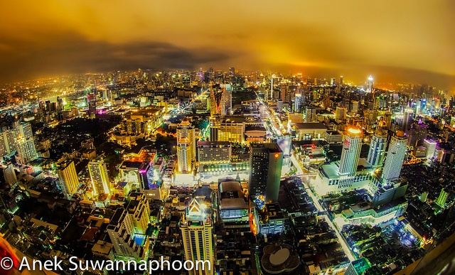 Bangkok-At-Night-Thailand -HD-Wallpapers-Backgrounds ภาพพื้นหลัง พักหน้าจอ No.6