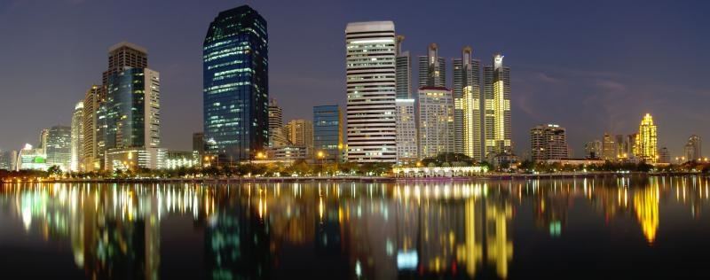 Bangkok-At-Night-Thailand -HD-Wallpapers-Backgrounds ภาพพื้นหลัง พักหน้าจอ No.6