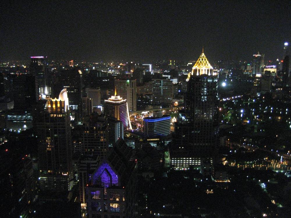 Bangkok-At-Night-Thailand -HD-Wallpapers-Backgrounds ภาพพื้นหลัง พักหน้าจอ No.6