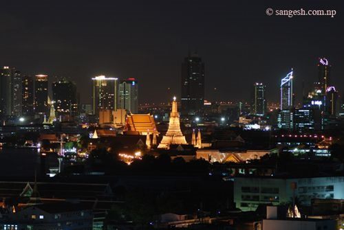 Bangkok-At-Night-Thailand -HD-Wallpapers-Backgrounds ภาพพื้นหลัง พักหน้าจอ No.7