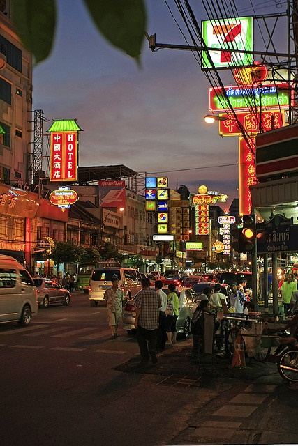 Bangkok-At-Night-Thailand -HD-Wallpapers-Backgrounds ภาพพื้นหลัง พักหน้าจอ No.7