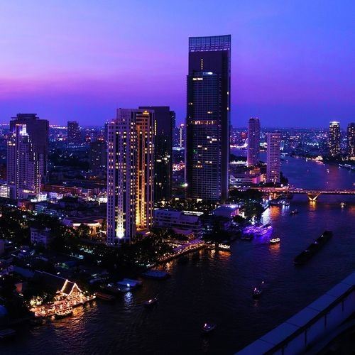 Bangkok-At-Night-Thailand -HD-Wallpapers-Backgrounds ภาพพื้นหลัง พักหน้าจอ No.7